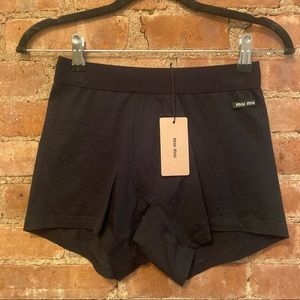 100% AUTHENTIC MIU MIU BRIEF BOOTY SHORTS